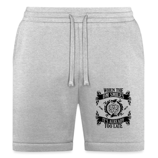 "When The DM Smiles, Its Already Too Late Shorts - heather gray