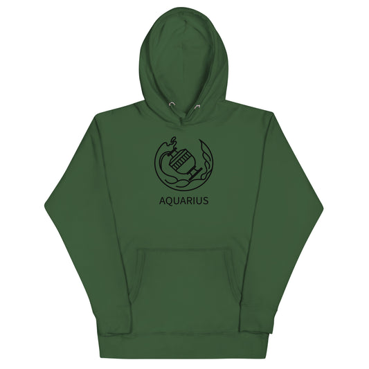 Aquarius Outline Hoodie