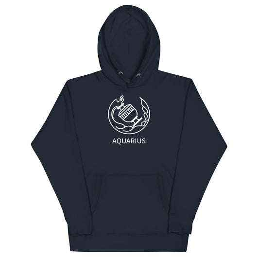 Aquarius Outline Hoodie